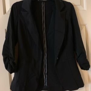 Black suit jacket